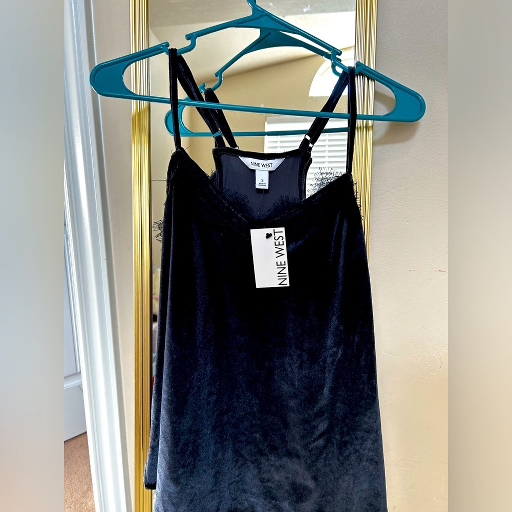 Nine West mineral black with lace on the bust, gorgeous and soft!